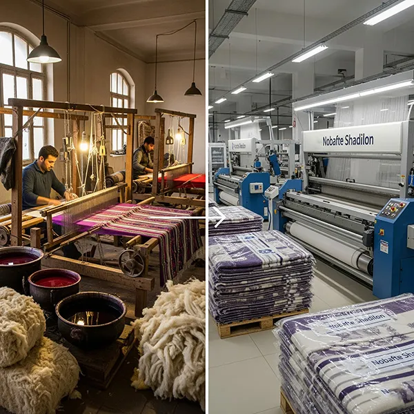 مشهد: پایتخت پتوی ایران از تولید تا صادرات 2 مشهد: پایتخت پتوی ایران از تولید تا صادرات